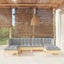 Vida Xl 6 Piece Garden Lounge Set With Grey Cushions Pinewood Carousel 6