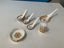 White/Gold Coloured Plates, Bowls, Ashtray Etc Carousel 20