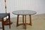 A VINTAGE NZ MADE MAHOGANY AND ALUMINIUM LAMP WITH FREDA KAHLO SHADE Carousel 6