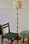 A VINTAGE NZ MADE MAHOGANY AND ALUMINIUM LAMP WITH FREDA KAHLO SHADE Carousel 8
