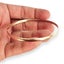 9ct Gold Lightweight Slim Bangle Inner Diameter 71.4mm. R # 786 Carousel 4