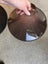 Coloured lampshades: mid-century, pinky/purple & pinky/ grey (1894B) Carousel 5