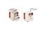 PTN 360 Adjustable Desk + Drawers Table Overbed wheels Laptop PC Bedside table Carousel 1