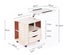 PTN 360 Adjustable Desk + Drawers Table Overbed wheels Laptop PC Bedside table Carousel 2