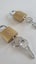 PAIR OF SMALL PADLOCKS & 4 KEYS. Happy Bidding!! Carousel 3
