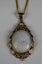 Fabulous Antique / Vintage Large Size Solid White Opal 9K Rose Gold Pendant Carousel 1