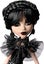Monster High Wednesday Doll, Rave’N Wednesday (in Black Gothic Gown with Stand) Carousel 5