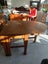 1210 AWESOME SUPER THICK OAK DROPSIDE TABLE Carousel 7