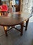 1210 AWESOME SUPER THICK OAK DROPSIDE TABLE Carousel 11