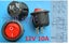 Switch rocker X 3 SPST ON/OFF 12V 230V various size options Carousel 6