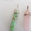 3 Crystal Point Pendants (925 Bales) with Black Plaited Thong Necklace Carousel 7