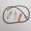 3 Crystal Point Pendants (925 Bales) with Black Plaited Thong Necklace Carousel 5