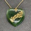 BEAUTIFUL “KIA ORA” 9ct GOLD GREENSTONE HEART NECKLACE - $1 RES Carousel 6