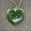 BEAUTIFUL “KIA ORA” 9ct GOLD GREENSTONE HEART NECKLACE - $1 RES Carousel 7