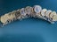 Antique curio gold plated bracelet with Farthings Carousel 2