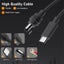 Type-c to DC Power Charging Cable 3M for Starlink Mini Outdoor Waterproof Carousel 5