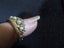 vintage Princess Dianna 14k yellow gold diamond and pearl Tiara ring Carousel 14