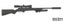 22 Tikka T1x Blued Synthetic 20" with Scope, Silencer & Bipod Carousel 1