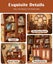 Book Nook Miniature Model Kit- The Secret Rhythm DIY Carousel 5