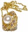 10mm White Australian Cultured Round Pearl Pendant c/- 45.7 cms Chain Carousel 3