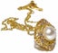 10mm White Australian Cultured Round Pearl Pendant c/- 45.7 cms Chain Carousel 6