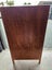 Mid century oak concertina roller door pigeon hole shelving Carousel 5
