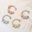 Anxiety Worry Fidget Ball Ring Meditation Spinner Ring Adjustable Opening Carousel 7