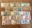 Approx 55 notes from 30 different countries some near uncirculated (#9) Carousel 6