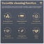 Cordless Dust Mite Remover Vacuum UV Cleaner 10000kpa Home Bed Sofa Mattress Kit Carousel 12