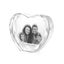 Personalised Photo 3D Image Crystal Heart Carousel 8