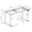 FlexiSpot E1Q 4 Leg Electric Standing Desk - 1400x700x25mm - Black Desktop + Carousel 5