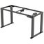 FlexiSpot E1Q 4 Leg Electric Standing Desk - 1400x700x25mm - Black Desktop + Carousel 12