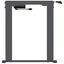 FlexiSpot E1Q 4 Leg Electric Standing Desk - 1400x700x25mm - Black Desktop + Carousel 13