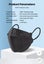FREE SHIPPING 100 (10 packets) x KN95 PROFESSIONAL ADULT Masks Carousel 7