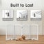 Petzly Arched Pet Gate Dog Fence Safety Barrier with Support Feet 4 Panel 80cm Carousel 5