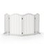Petzly Arched Pet Gate Dog Fence Safety Barrier with Support Feet 4 Panel 80cm Carousel 11