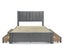 Double Fabric Bed Frame Carousel 5