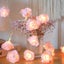 My Decorations Pink Rose 3D String Lights Battery Operated Indoor Outdoor Party Carousel 1