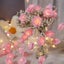 My Decorations Pink Rose 3D String Lights Battery Operated Indoor Outdoor Party Carousel 4