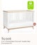 Babyletto Scoot cot & Growbright mattresss Carousel 7