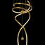 Delessi Galassia Metal Swirl LED Small Pendant Light Carousel 3