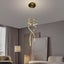 Delessi Galassia Metal Swirl LED Small Pendant Light Carousel 6