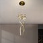 Delessi Galassia Metal Swirl LED Small Pendant Light Carousel 7