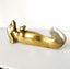 Vintage Dachshunds figurines pair solid brass Carousel 7