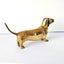 Vintage Dachshunds figurines pair solid brass Carousel 5