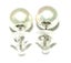 SALE! 14K White Round 9.5-10mm Pearl Stud Earrings Carousel 5