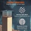 Brand New Chimney Cap 9” x 9” 304 Stainless Steel Fireplace Flue Caps Cover Mesh Carousel 3