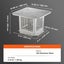 Brand New Chimney Cap 9” x 9” 304 Stainless Steel Fireplace Flue Caps Cover Mesh Carousel 6