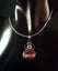 Sterling Silver ‘Pendant’ with Mother of Pearl & red Agate. Carousel 1