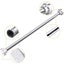 Stainless Steel Telescopic Curtain Rod –Adjustable 125–220cm Carousel 3